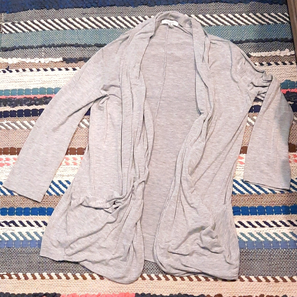 XS gray cardigan
